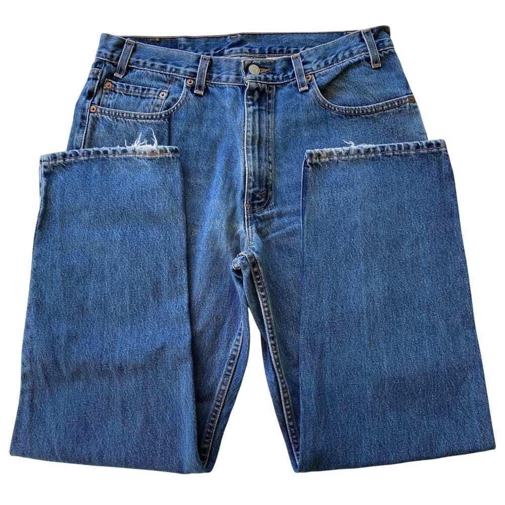 Vintage Levi's Men's 550 Relaxed Fit Jeans Size 36X30 Blue Denim Cotton USA Made